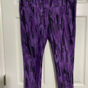 Ladies Marika Sport Capri Printed Active Leggings Size XL